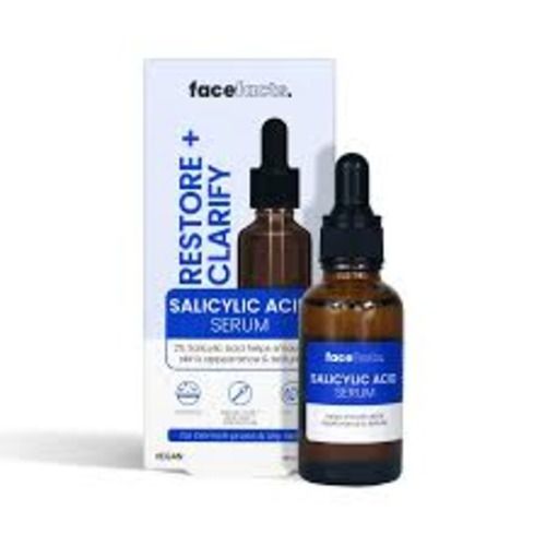 Face facts Restore + clarify Salicylic Acid Serum for blemish prone and oily skin
