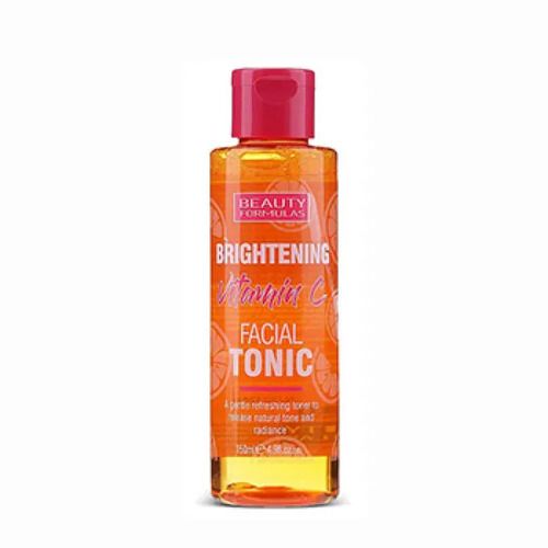 Beauty formulas brightening vitamin c facial toner, releases natural tone and radiance