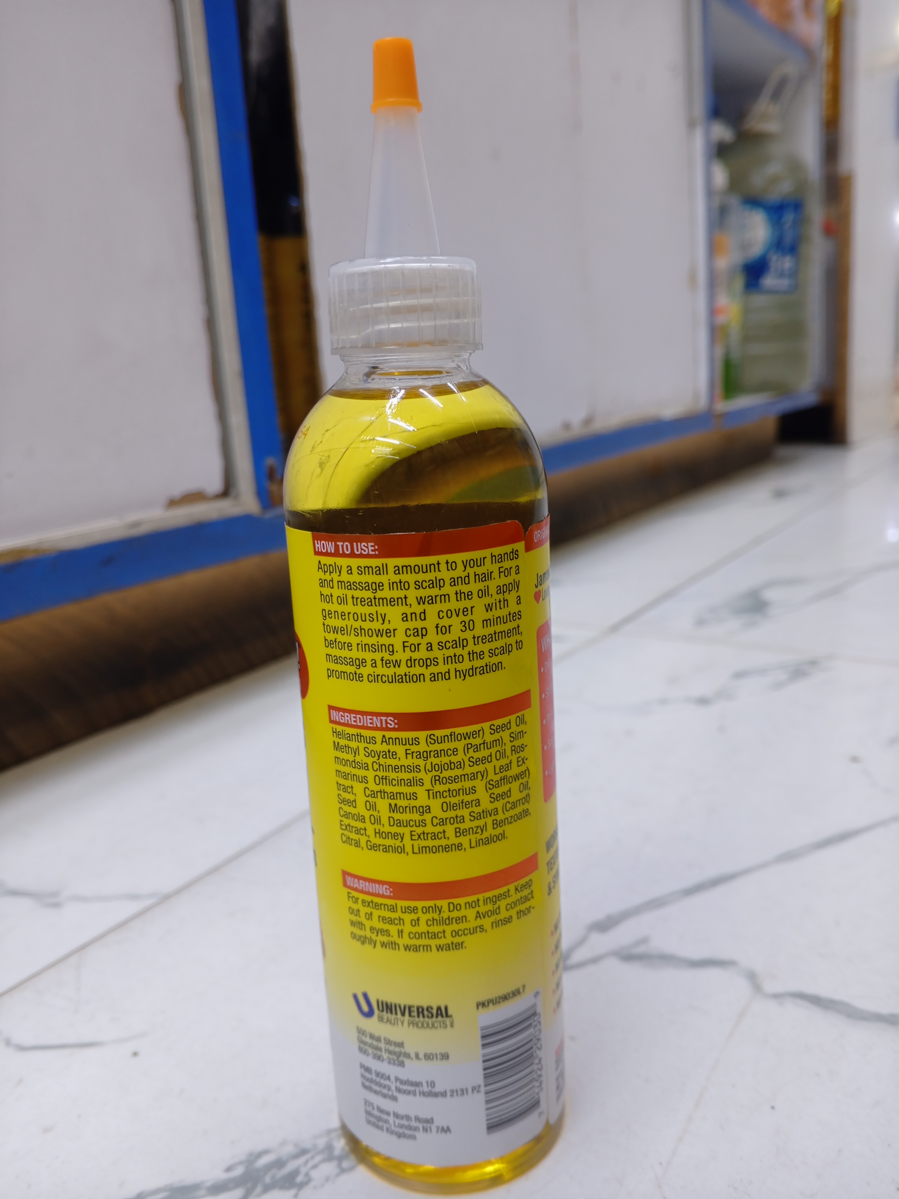 Jamaican mango and lime Island oil, for LOCS, strengthens and soothes