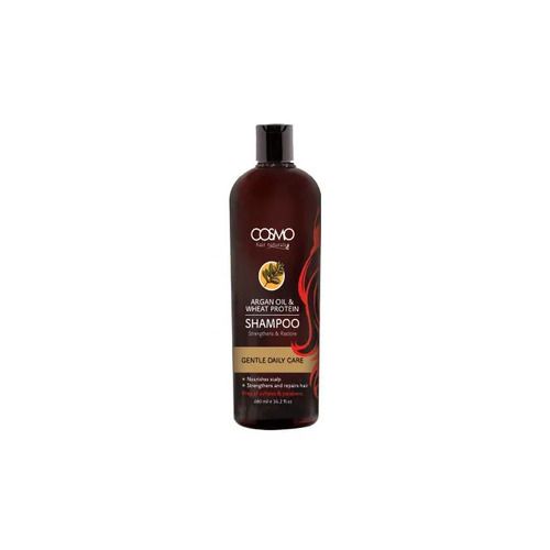 Cosmo Argan oil and wheat protein damage care shampoo, sulfates and parabens free [new improved]
