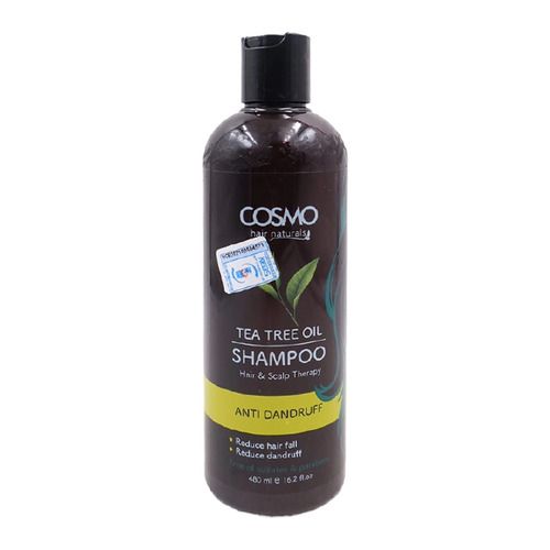 Cosmo Tea tree oil anti-dandruff shampoo, sulfates and parabens free [New Improved]