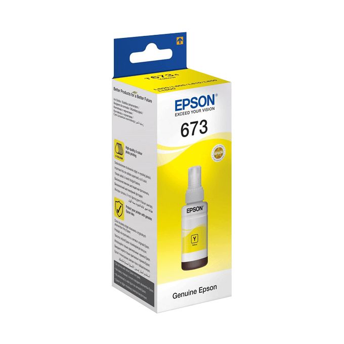 Epson 673 Yellow Ink Bottle 70ml