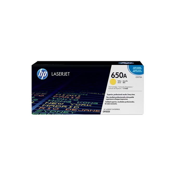 HP 650A Yellow LaserJet Toner Cartridge (CE272A)