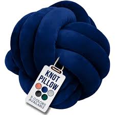 SOFT PLUSHY NORDIC TWO/THREE STRAND HOME DECORATIVE THROW KNOT PILLOW/HANDMADE KNOT PILLOW BALL-FIBRE FILLED