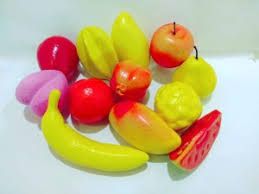 MIXED/ASSORTED ARTIFICIAL/FAUX PLASTIC FRUITS/ SIMULATION FRUIT SET -KITCHEN/ DINING TABLE DECOR