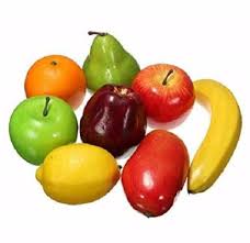 MIXED/ASSORTED ARTIFICIAL/FAUX PLASTIC FRUITS/ SIMULATION FRUIT SET -KITCHEN/ DINING TABLE DECOR