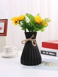 NORDIC FOLDING LINES MODERN HOME DECOR UNBREAKABLE PLASTIC FLOWER VASE/ CENTER PIECE/OFFICE DECOR/COFFEE TABLE DECOR/CONSOLE TABLE DECOR