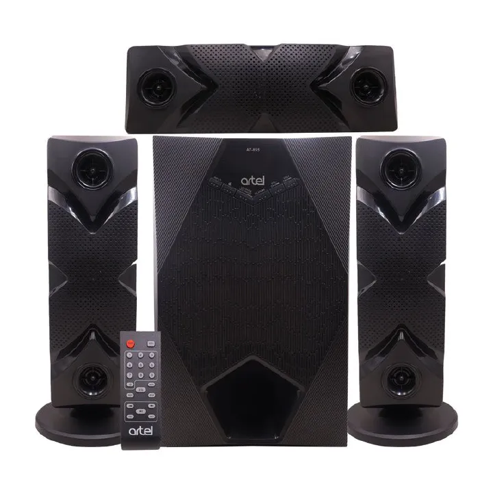 Artel 3.1CH Multimedia Bluetooth Woofer Speaker AT-855 Subwoofer with 12 Months Warranty,BT/USB/SD/FM Home Audio System with Remote Control 20000W