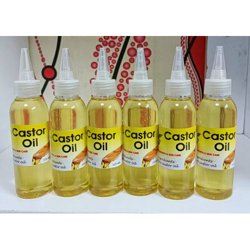 Yellow Castor OiL Pure Cold Pressed (Hexane Free)