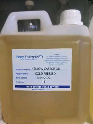 Yellow Castor OiL Pure Cold Pressed (Hexane Free)