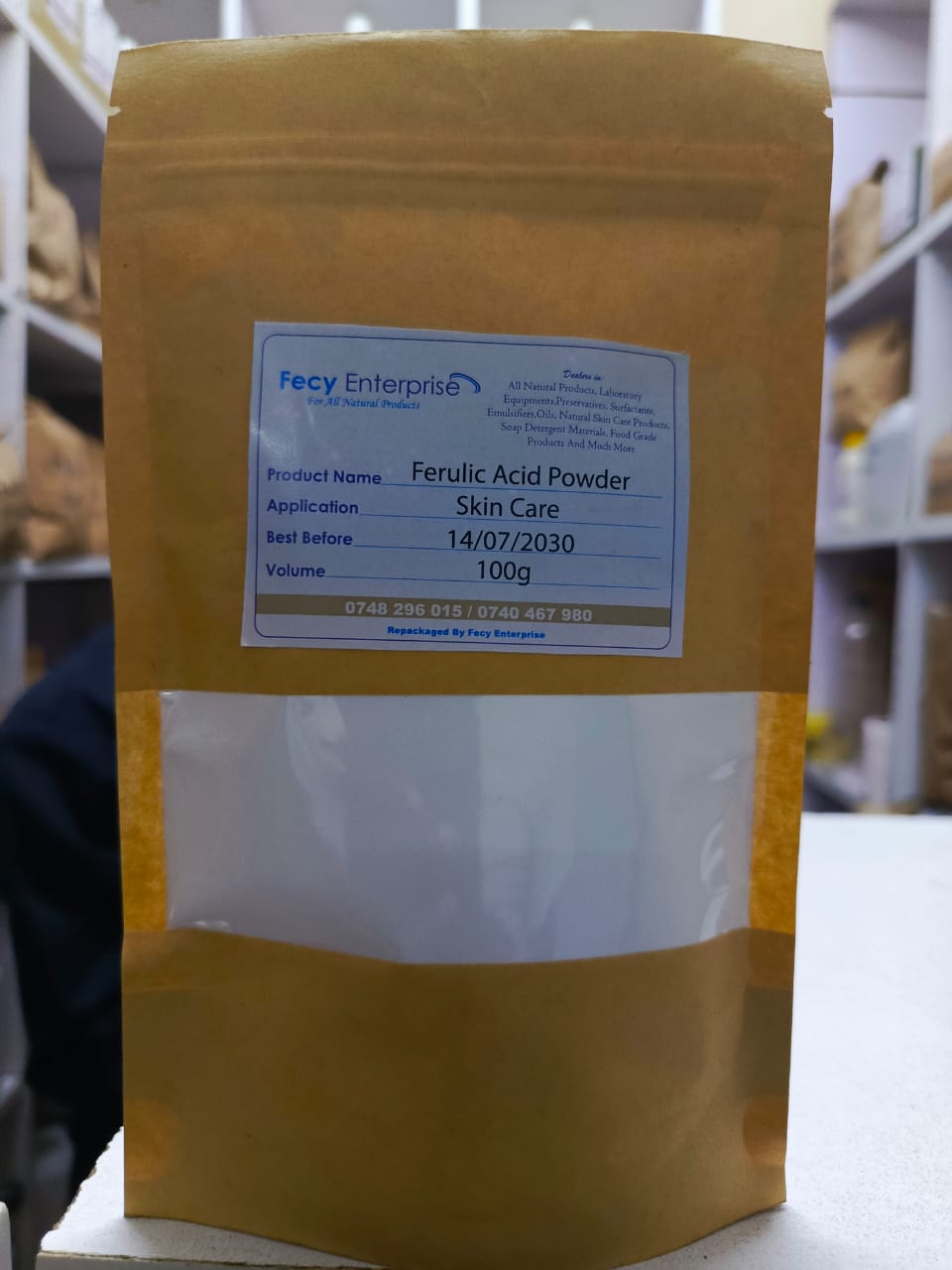 Ferulic Acid Powder Natural (Skin Care)