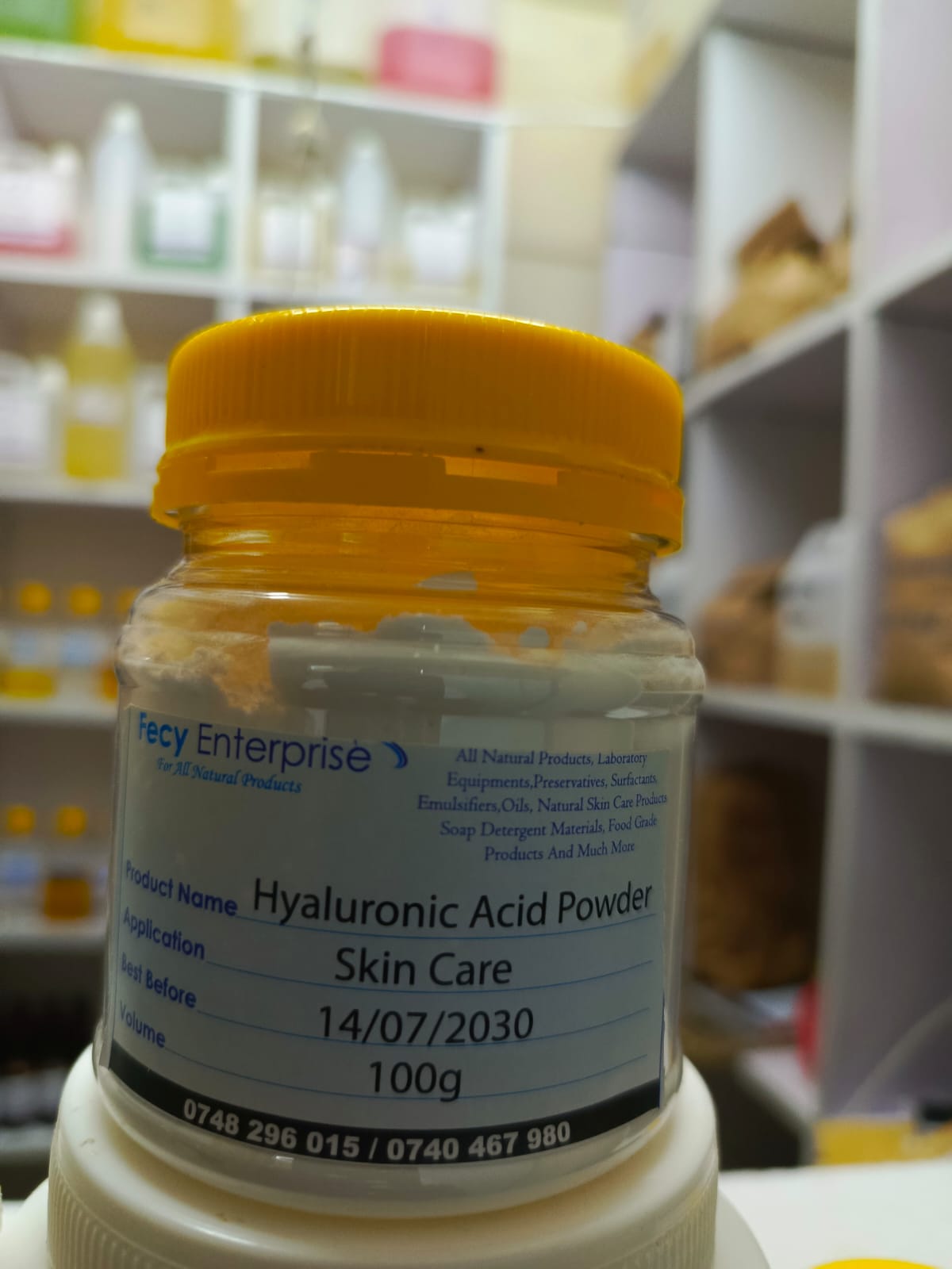 Hyaluronic Acid Powder Natural (Skin Care)