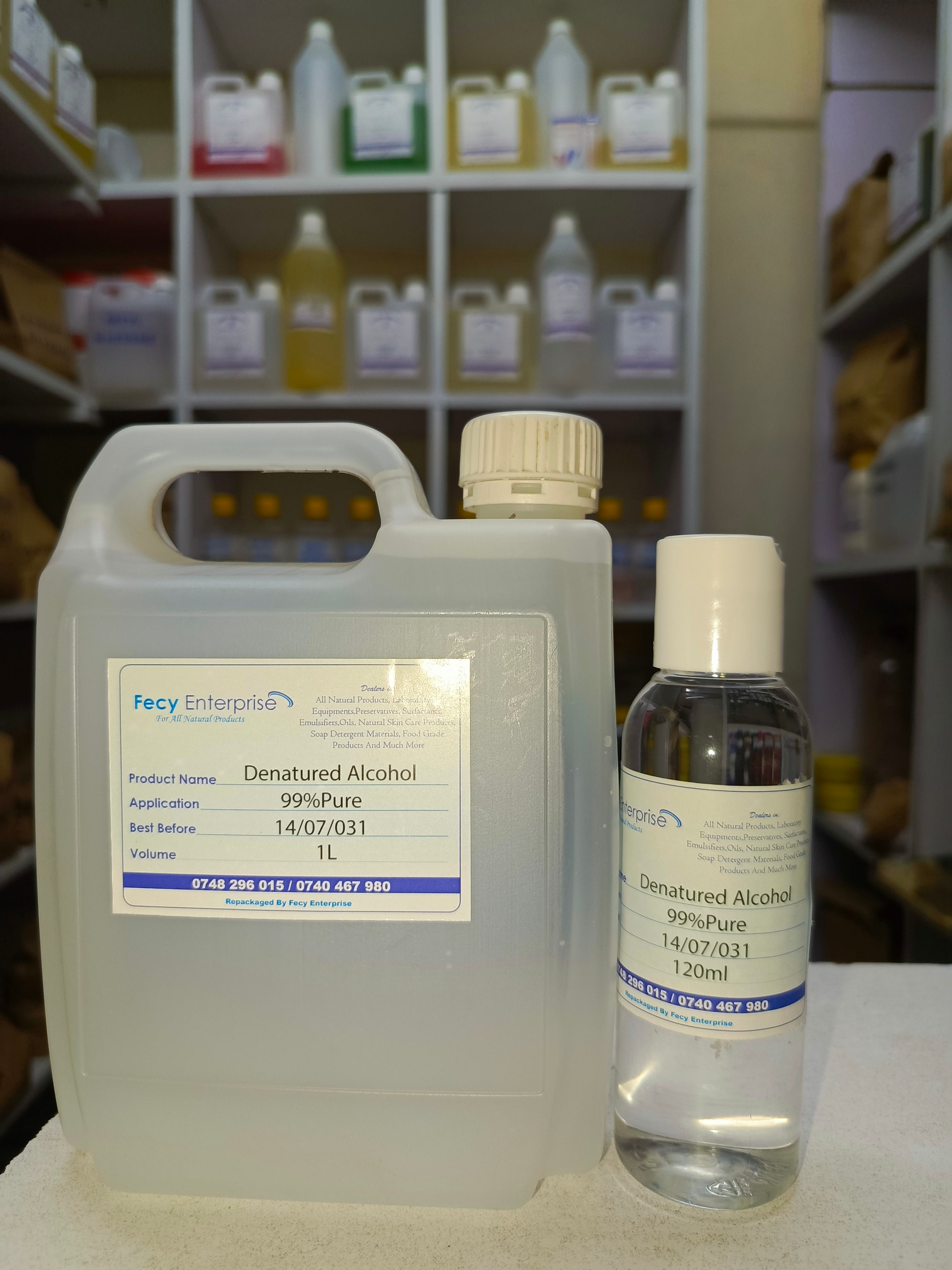 Denatured Alcohol (Pure)