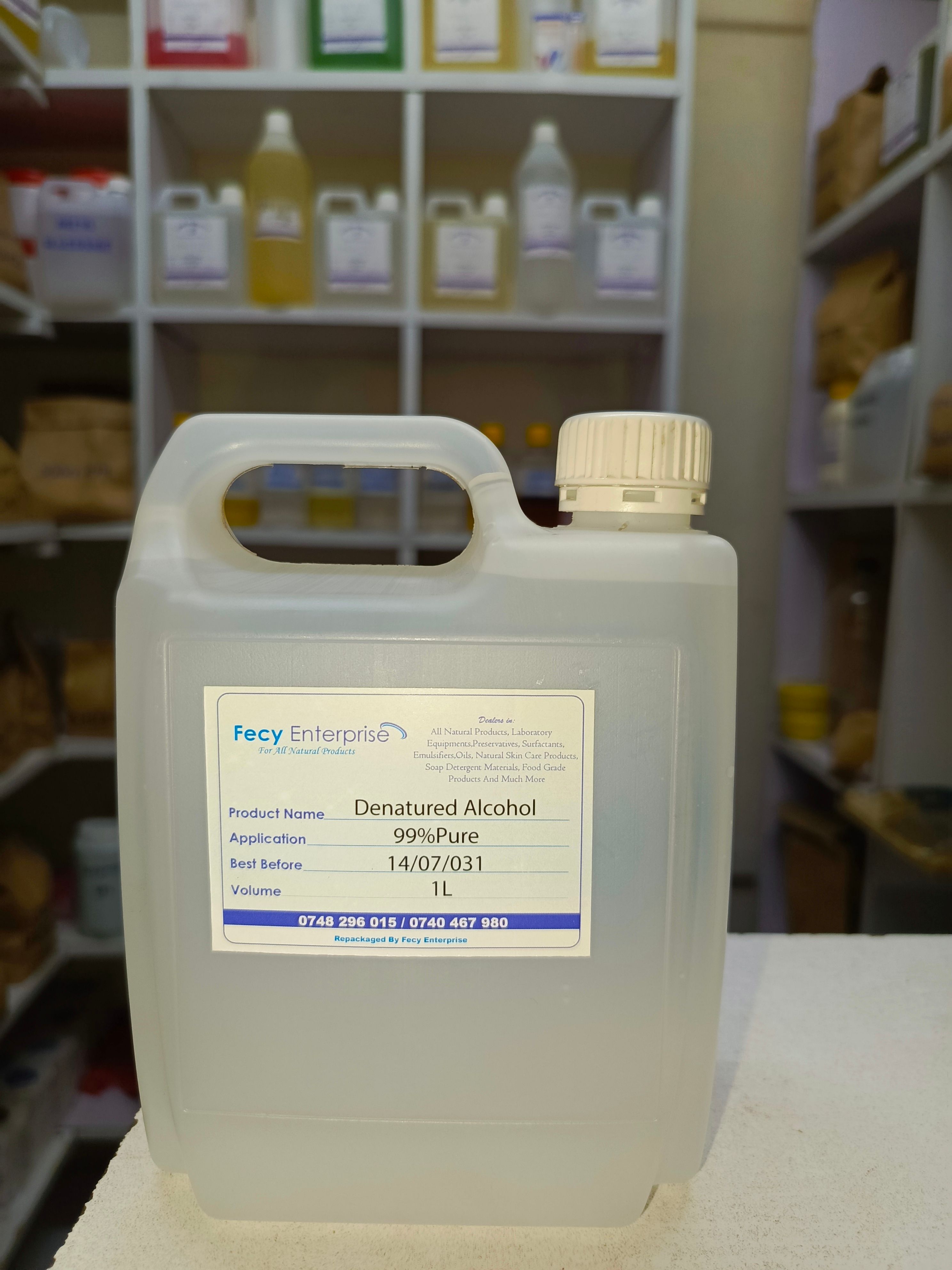 Denatured Alcohol (Pure)