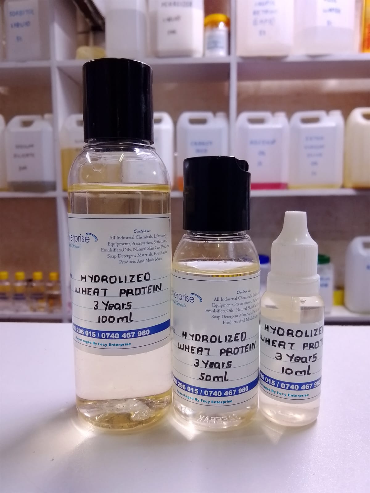 Liquid Hydrolyzed wheat Protein (Natural Product) For Skin Care  acts as a conditioning agent, improving skin texture and softness, and helping to prevent moisture loss.