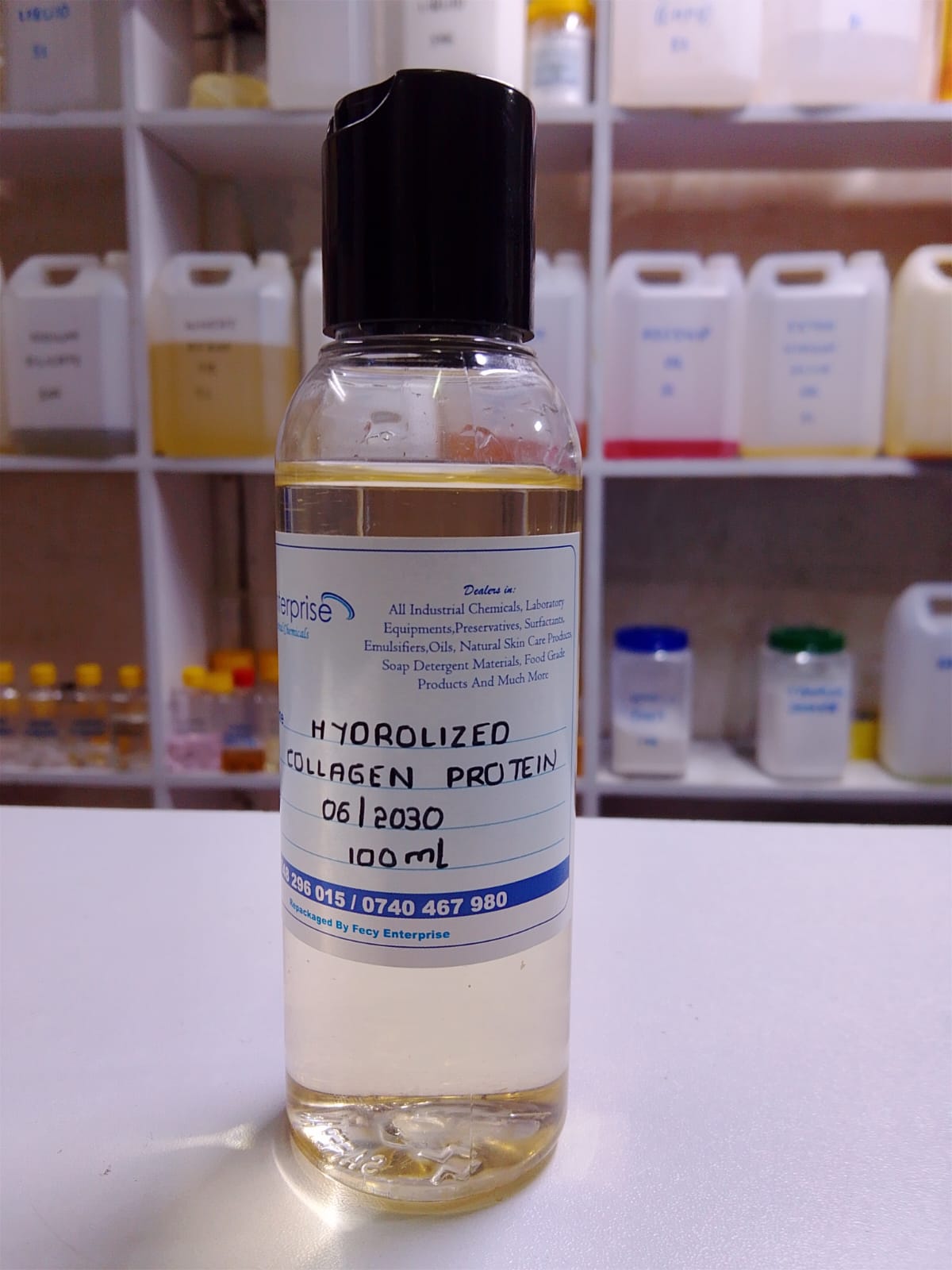 Liquid Hydrolyzed collagen Protein (Natural Product) For Skin Care is known for improving skin moisture, elasticity, and firmness, and is often used in anti-aging products, moisturizers.