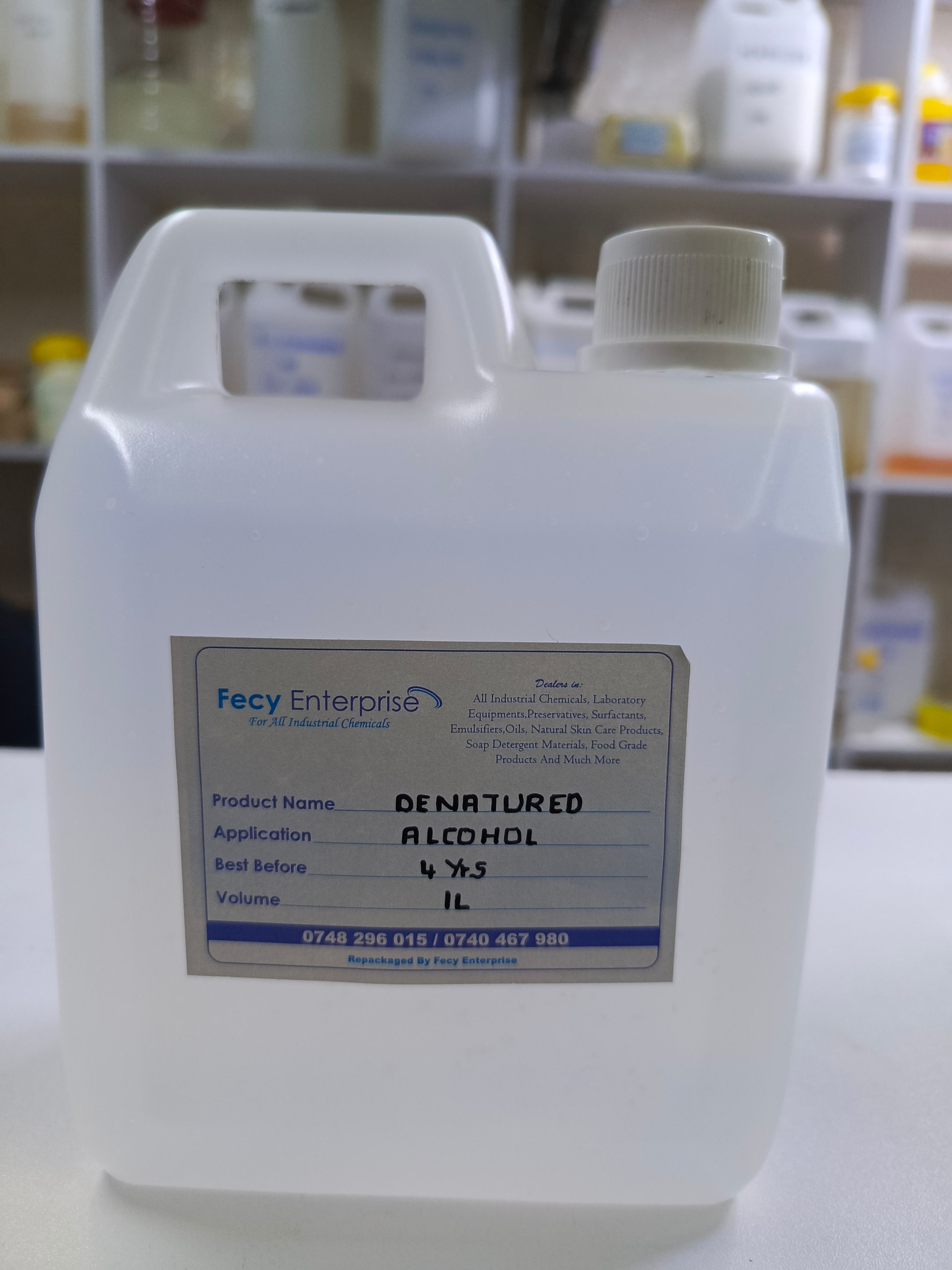 Denatured Alcohol – High-Purity Industrial & Cosmetic Solvent, Cleaner & Sanitizer Base – For Surface Cleaning, Disinfection & Manufacturing Use