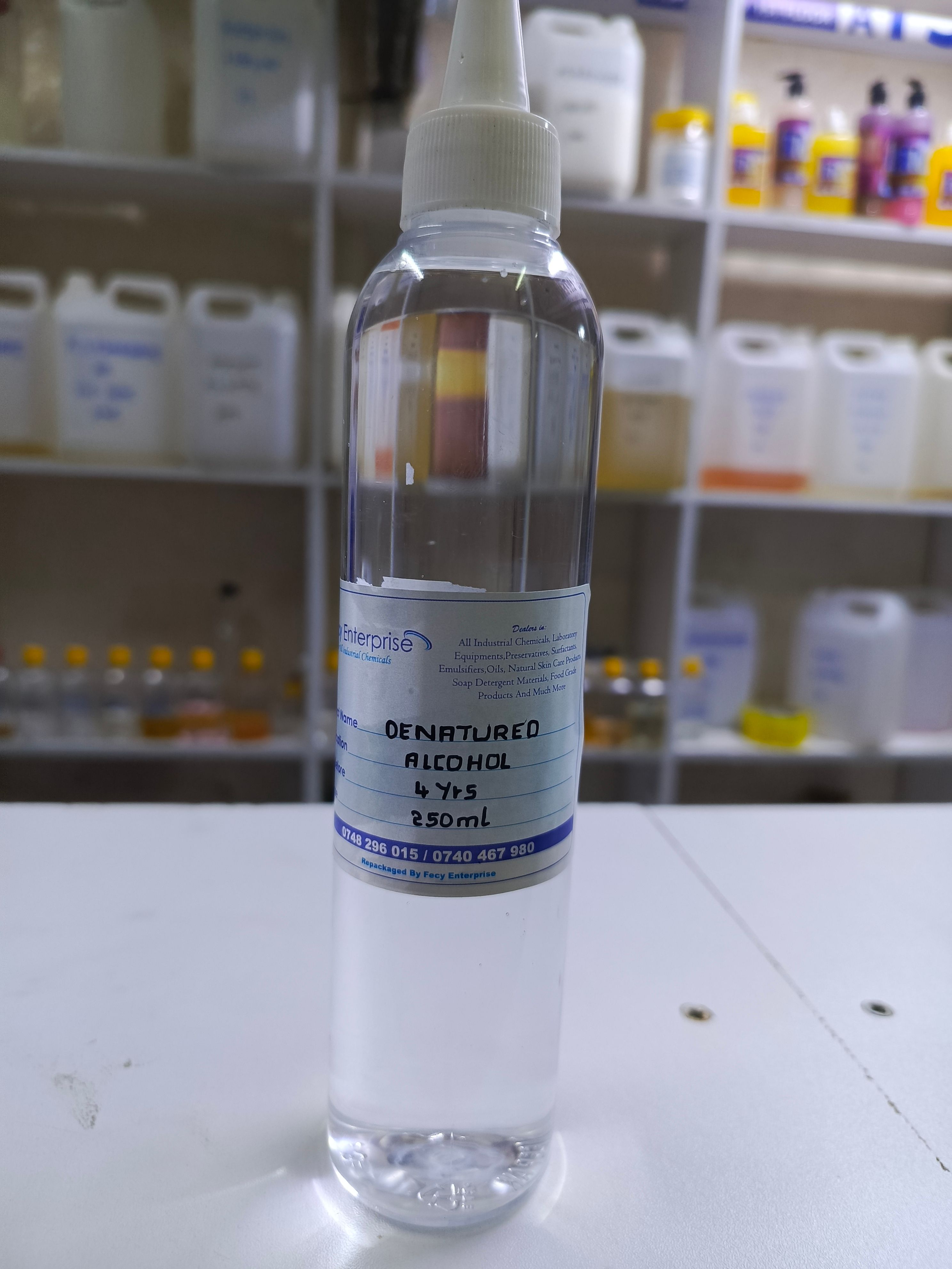 Denatured Alcohol – High-Purity Industrial & Cosmetic Solvent, Cleaner & Sanitizer Base – For Surface Cleaning, Disinfection & Manufacturing Use