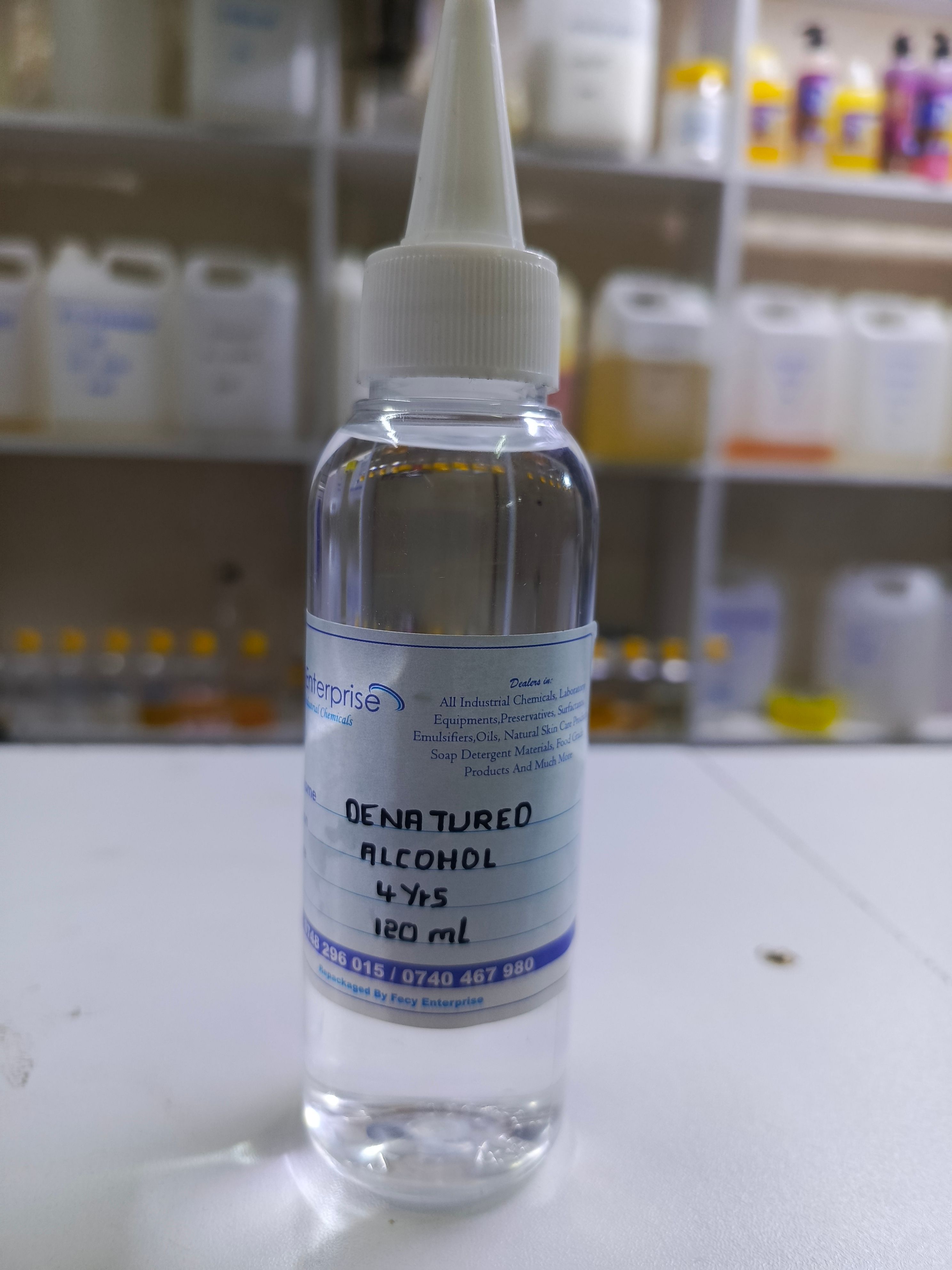 Denatured Alcohol – High-Purity Industrial & Cosmetic Solvent, Cleaner & Sanitizer Base – For Surface Cleaning, Disinfection & Manufacturing Use