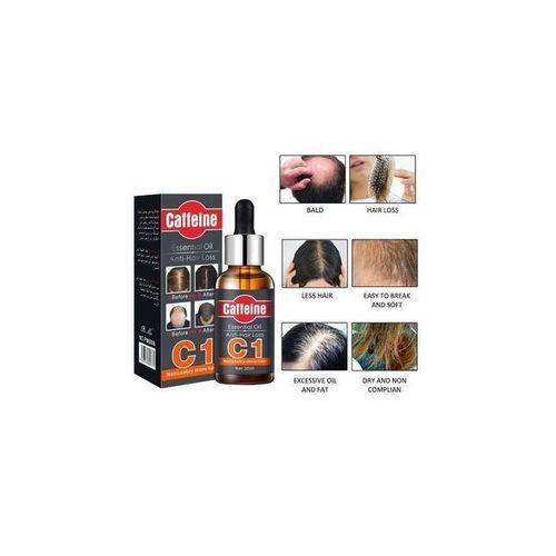Caffeine Natural Hair Restoration Serum, Scalp Oil- Growth Essential Oil