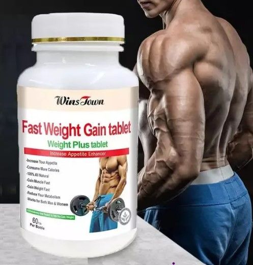 Fast Weight Gain Tablet with Pea Protein | Dietary Supplement for Weight Gain, Muscle Mass, and Increasing Appetite