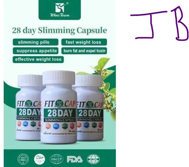 Slim Fit Tablet | Dietary Supplement for Weight Loss, Metabolism, Bloating, and Detoxification.  Herbal Capsule for Weight Loss, Fat Burning and  Appetite Control within 28 Days