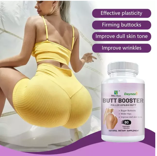 Natural Butt BoosterCapsule | Capsule for Wider Hips, Bigger Buttocks andhelps to increase the size of a woman's buttocks, hips, and thighs in a natural and inexpensive way Smooth Skin