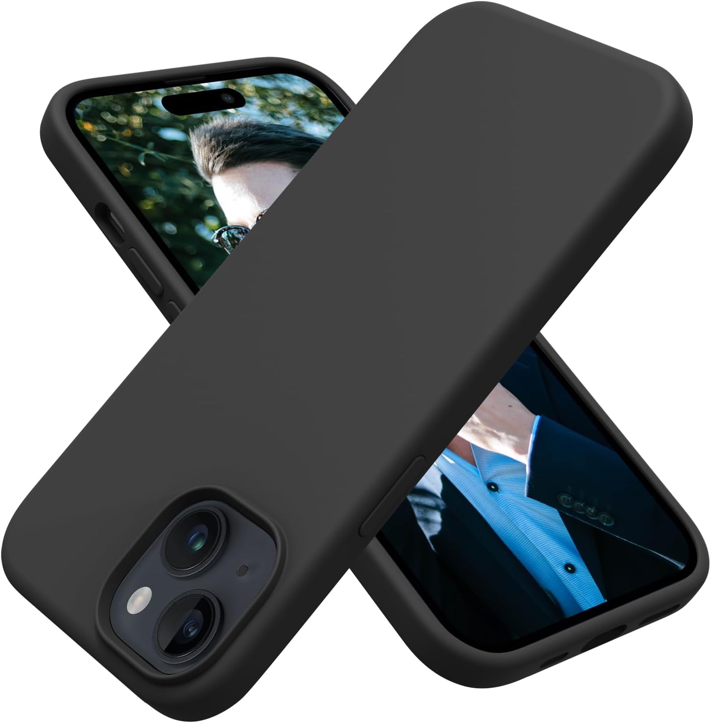 Compatible with iPhone 15 Case/cover, Silicone Shockproof Slim Thin Phone Case for iPhone 15