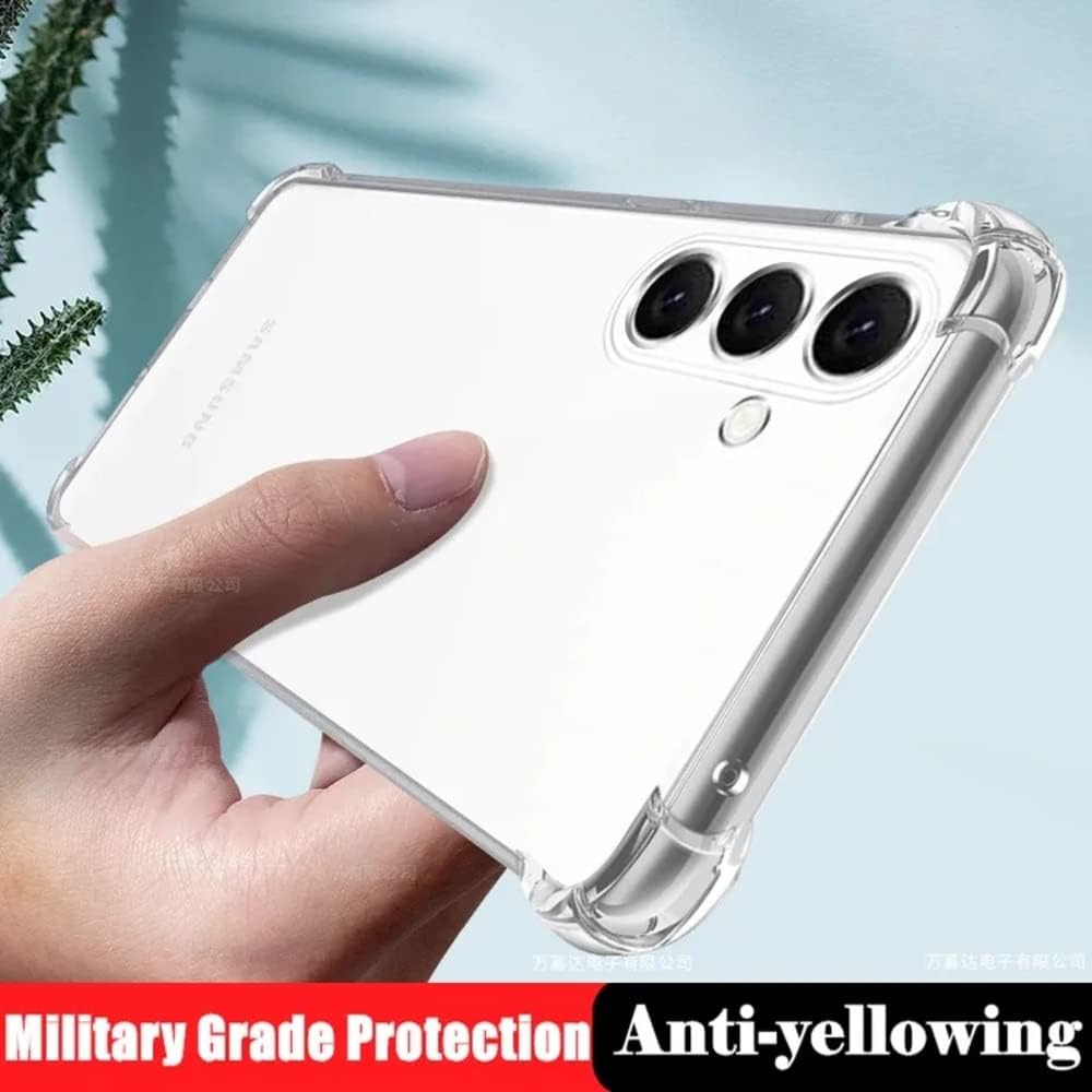 Clear slim Back cover Case for Samsung Galaxy A25 5G Camera Protection Anti-Slip Grip