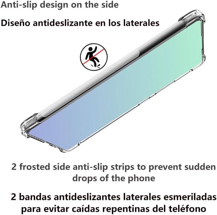 Clear slim Back cover Case for Samsung Galaxy S20 plus/S20+ Camera Protection Anti-Slip Grip