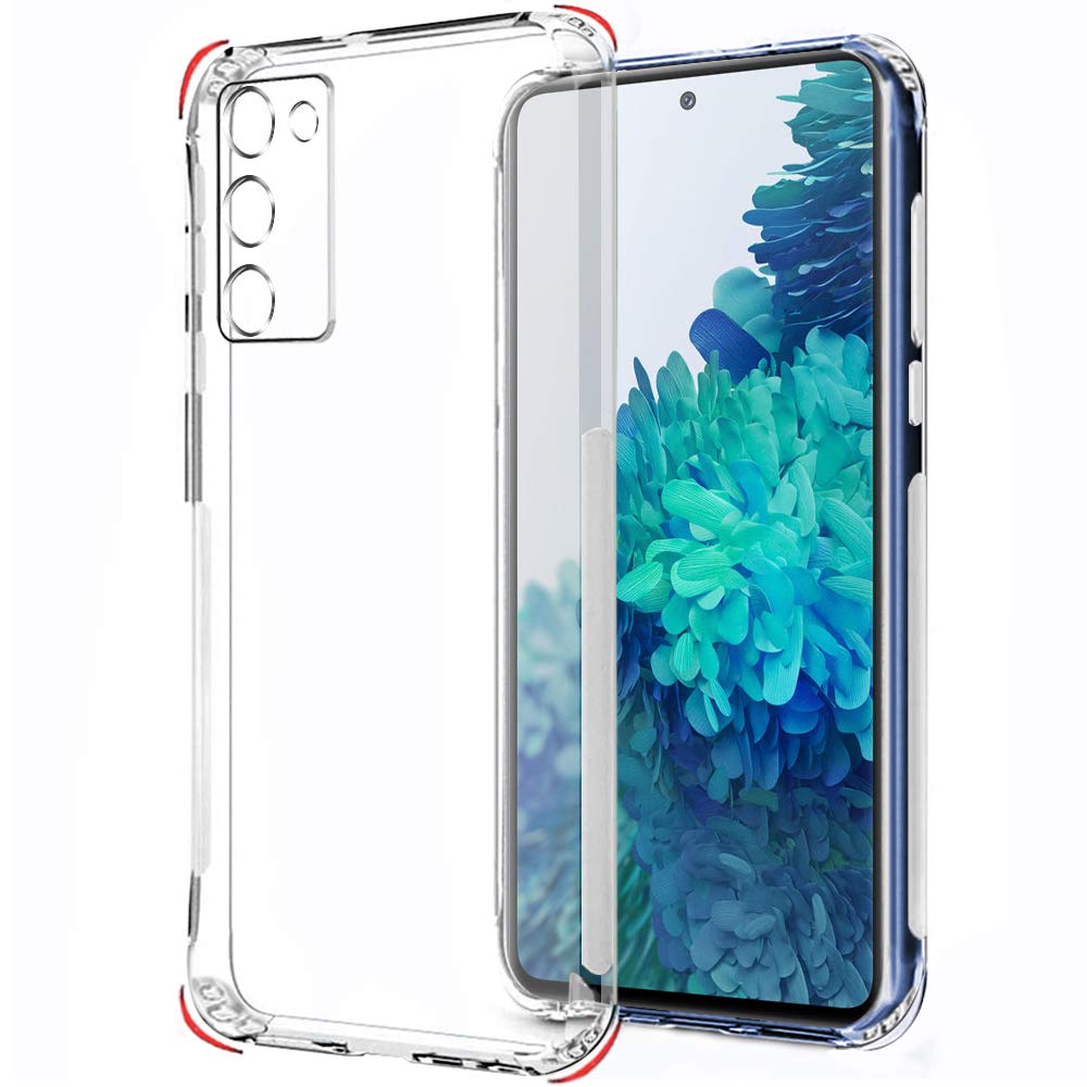 Clear slim Back cover Case for Samsung Galaxy S20 Fe Camera Protection Anti-Slip Grip