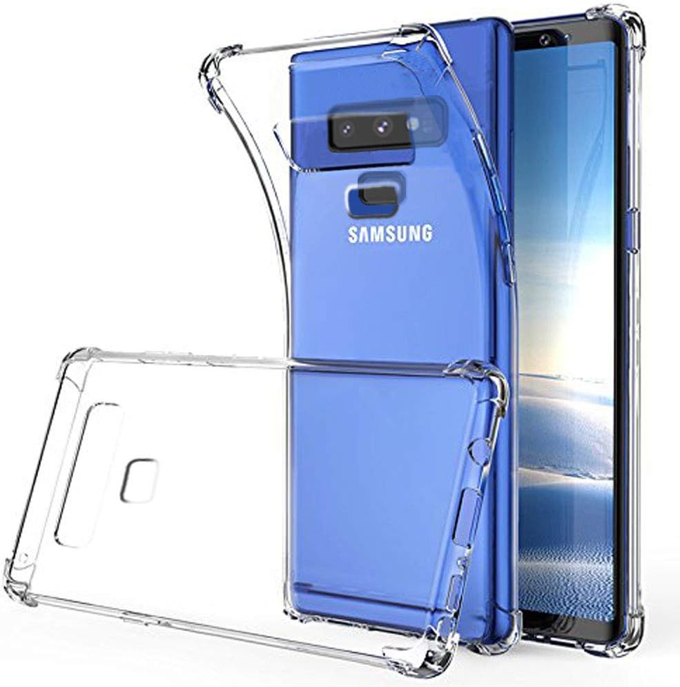 Galaxy Note 9 Case, Note 9 Case Clear, Soft TPU Case Crystal Transparent Slim Anti Slip Case Back Protector Case Cover for Samsung Galaxy Note 9