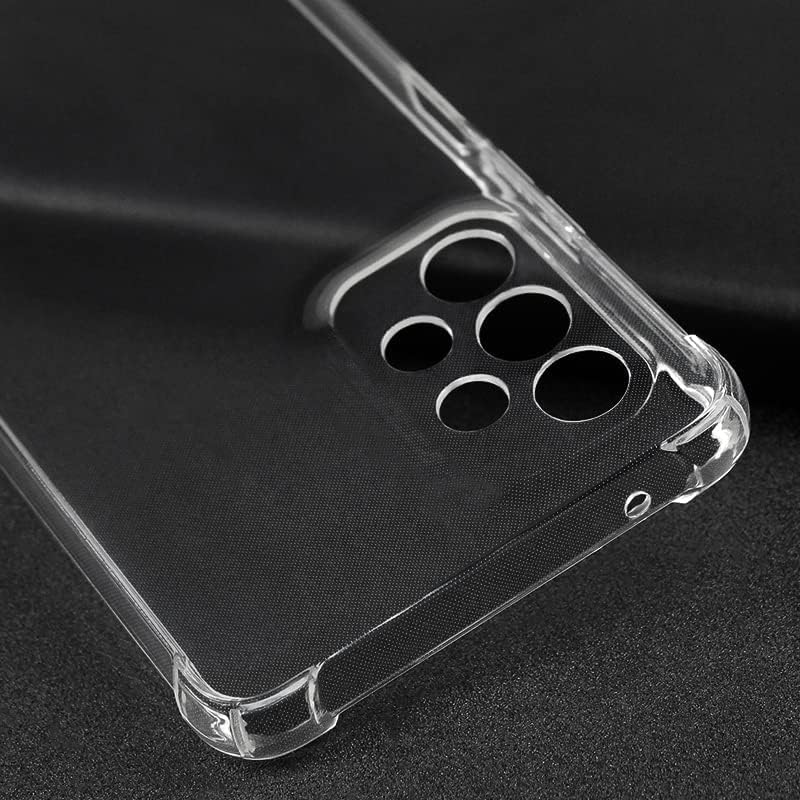 Crystal Clear Case/cover for Samsung Galaxy A33 5G Hybrid Design Hard PC Back Cover with Flexible silicone Anti scratch