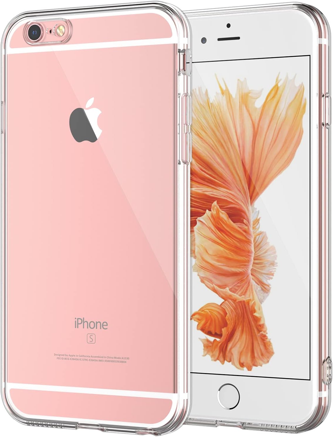 Crystal Clear Case/cover for Iphone 6plus/iphone 6s plus Hybrid Design Hard PC Back Cover with Flexible silicone Anti scratch