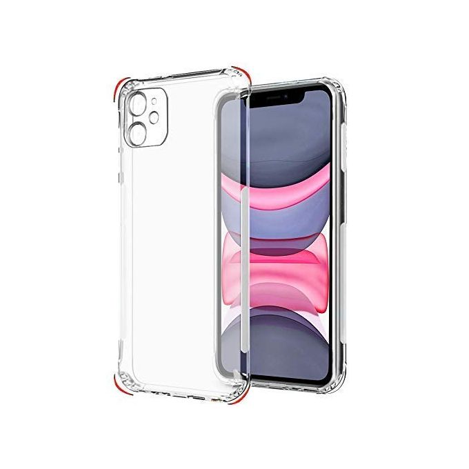 Crystal Clear Case/cover for Iphone 11 Hybrid Design Hard PC Back Cover with Flexible silicone Anti scratch