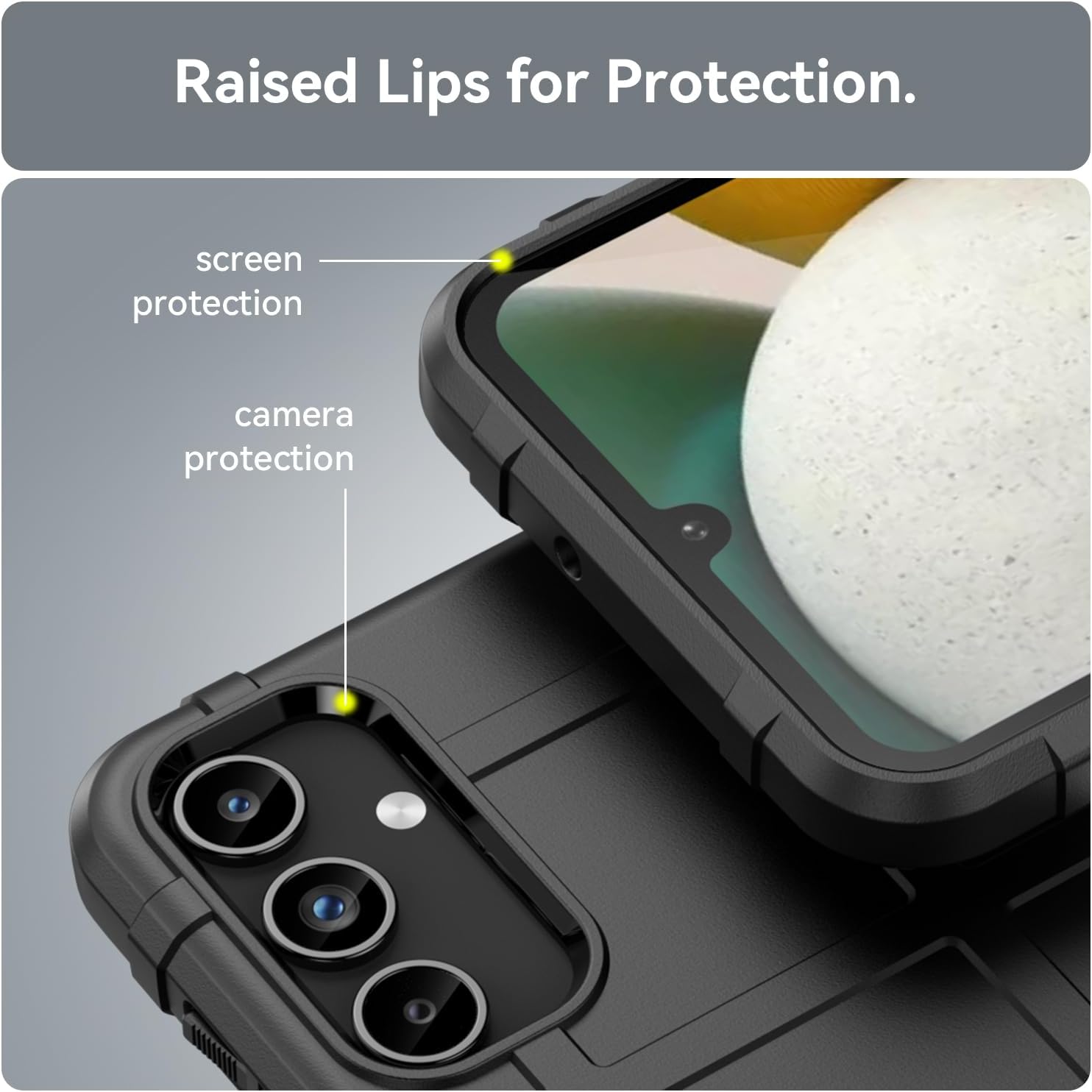 Slim Fit Phone Case/cover for Samsung Galaxy A25 5G, Rugged Shield Outdoor Phone Case with Military Grade Shockproof