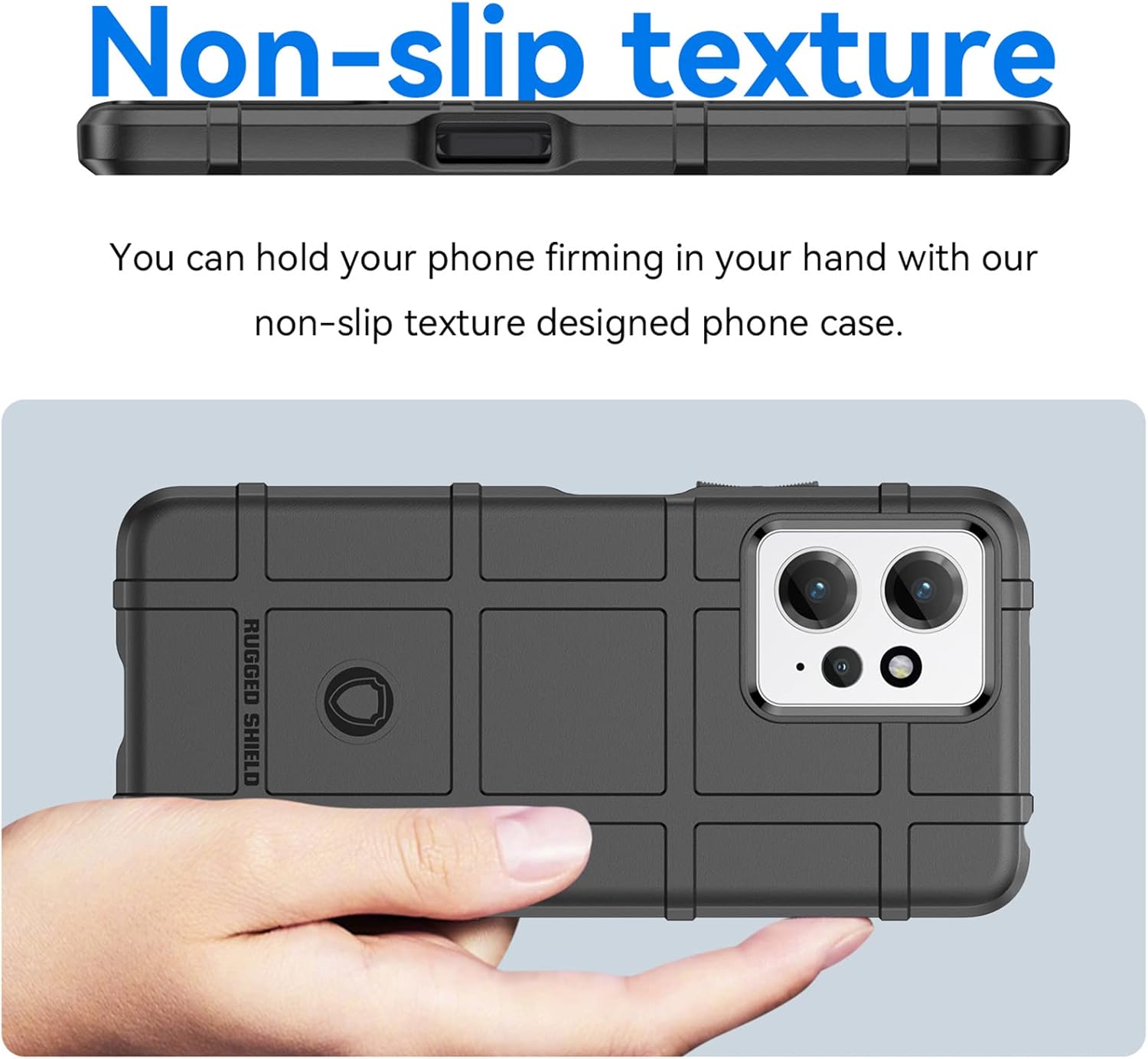 Slim Fit Phone Case/cover for Xiaomi Redmi Note 12 4G, Rugged Shield Outdoor Phone Case with Military Grade Shockproof