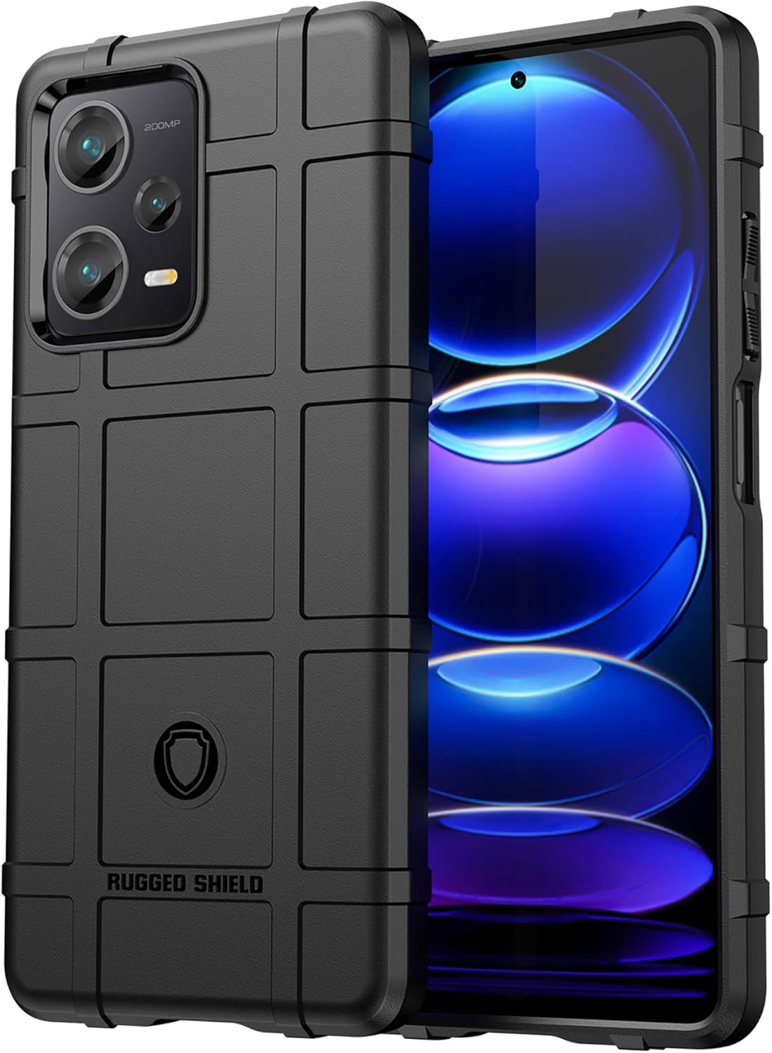 Slim Fit Phone Case/cover for Xiaomi Redmi Note 12 Pro plus+ 5G, Rugged Shield Outdoor Phone Case with Military Grade Shockproof