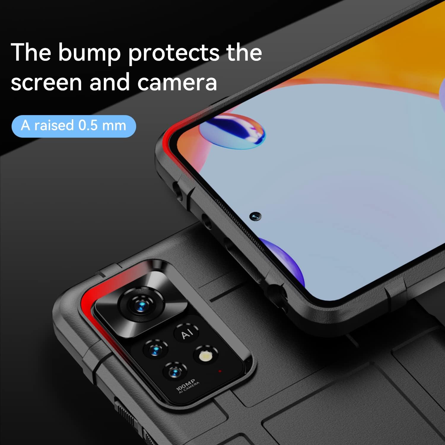 Slim Fit Phone Case/cover for Xiaomi Redmi Note 11 Pro 4G/5G, Rugged Shield Outdoor Phone Case with Military Grade Shockproof