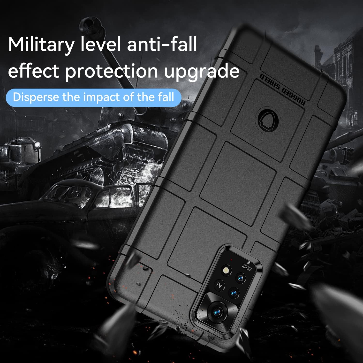 Slim Fit Phone Case/cover for Xiaomi Redmi Note 11 Pro 4G/5G, Rugged Shield Outdoor Phone Case with Military Grade Shockproof