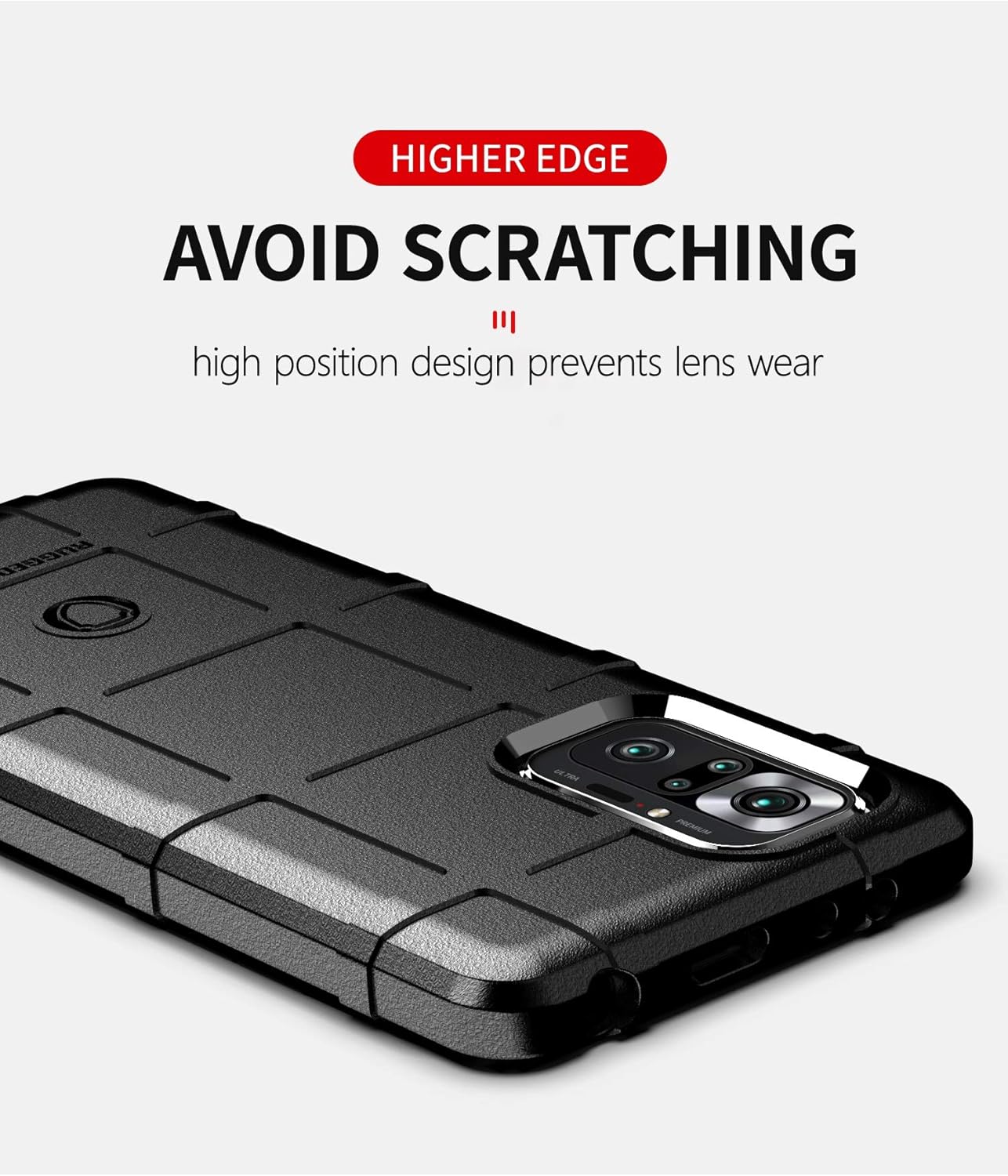 Slim Fit Phone Case/cover for Xiaomi Redmi Note 10 pro, Rugged Shield Outdoor Phone Case with Military Grade Shockproof