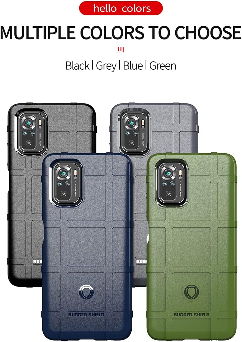 Slim Fit Phone Case/cover for Xiaomi Redmi Note 10 4G/ Redmi Note 10s, Rugged Shield Outdoor Phone Case with Military Grade Shockproof