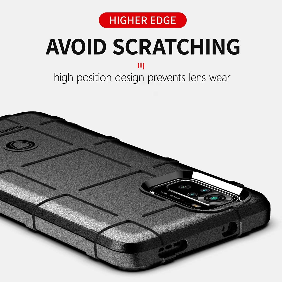 Slim Fit Phone Case/cover for Xiaomi Redmi Note 10 4G/ Redmi Note 10s, Rugged Shield Outdoor Phone Case with Military Grade Shockproof