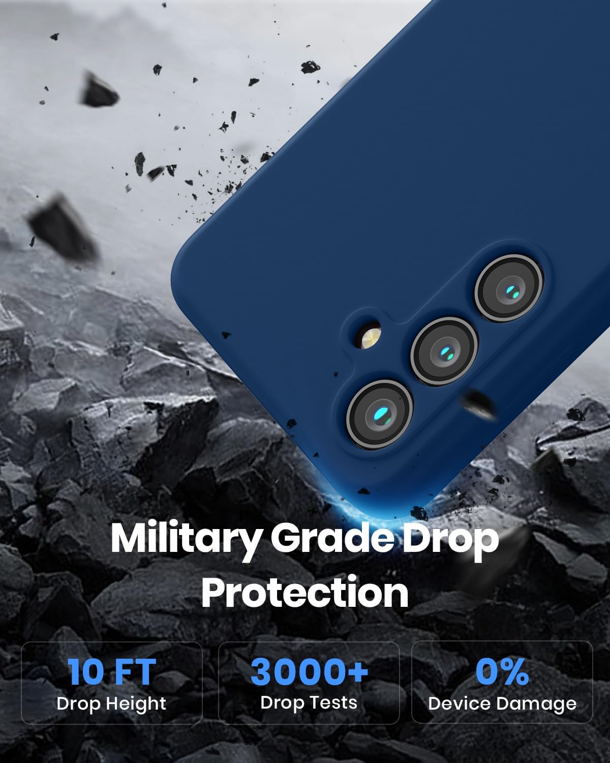 Liquid Silicone Case/cover for Samsung Galaxy S24 plus(+). Jelly Rubber Bumper Case with inside Soft Microfiber Lining