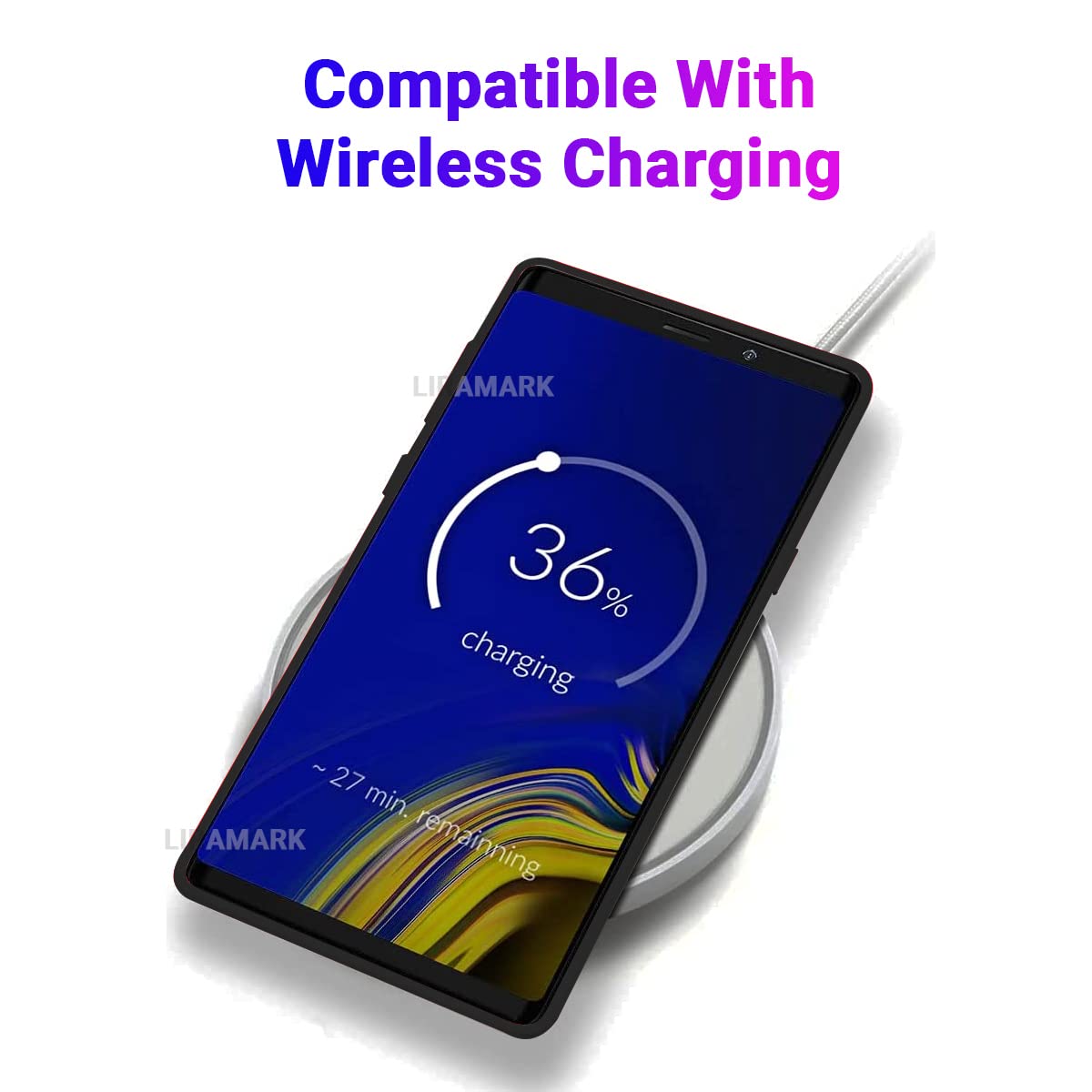 Liquid Silicone Case/cover for Samsung Galaxy Note 8. Jelly Rubber Bumper Case with inside Soft Microfiber Lining