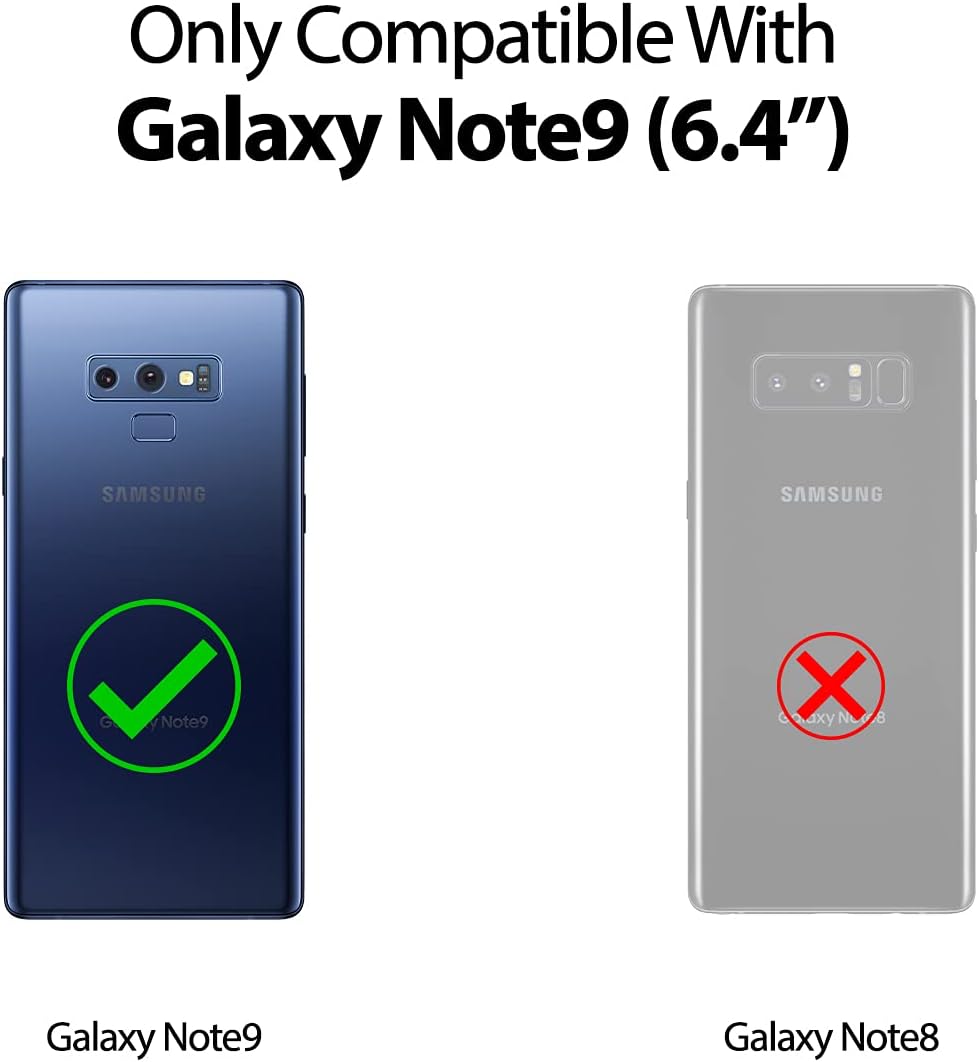 Liquid Silicone Case/cover for Samsung Galaxy Note 9. Jelly Rubber Bumper Case with inside Soft Microfiber Lining