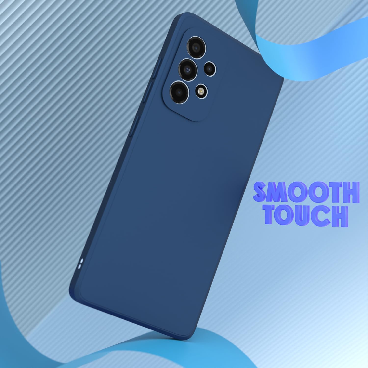 Liquid Silicone Case/cover for Samsung Galaxy A53 5G. Jelly Rubber Bumper Case with inside Soft Microfiber Lining