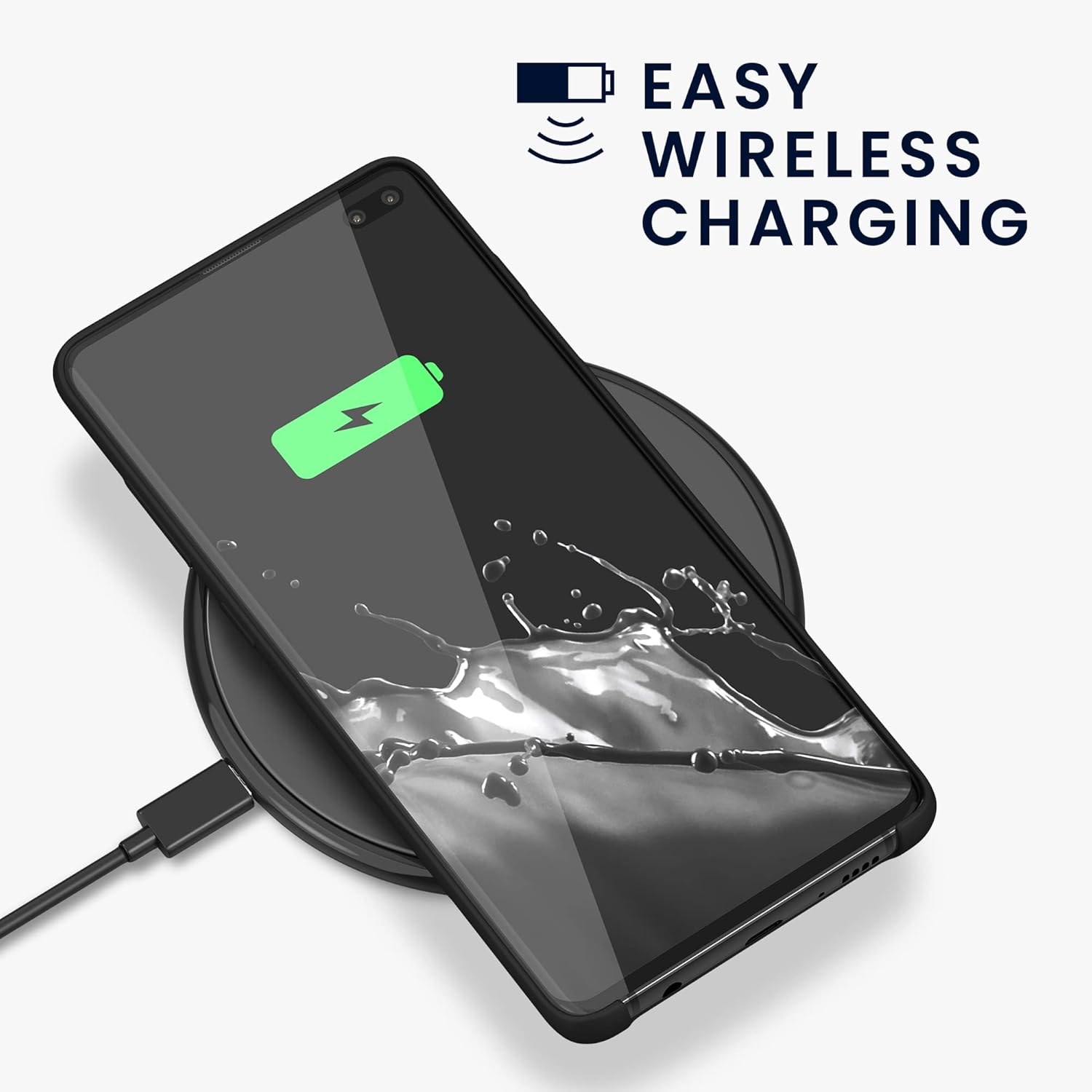 Liquid Silicone Case/cover for Samsung Galaxy S10 plus/ S10+. Jelly Rubber Bumper Case with inside Soft Microfiber Lining