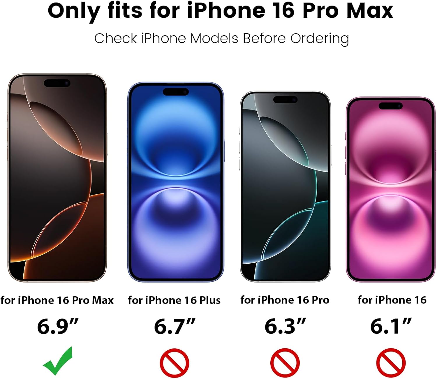 Nillkin for iPhone 16 Pro Max Case with Camera Protection Cover, CamShield Pro Case for iPhone 16 Pro Max Slim Stylish Protective Case Compatible for iPhone 16 Pro Max 5G 6.9