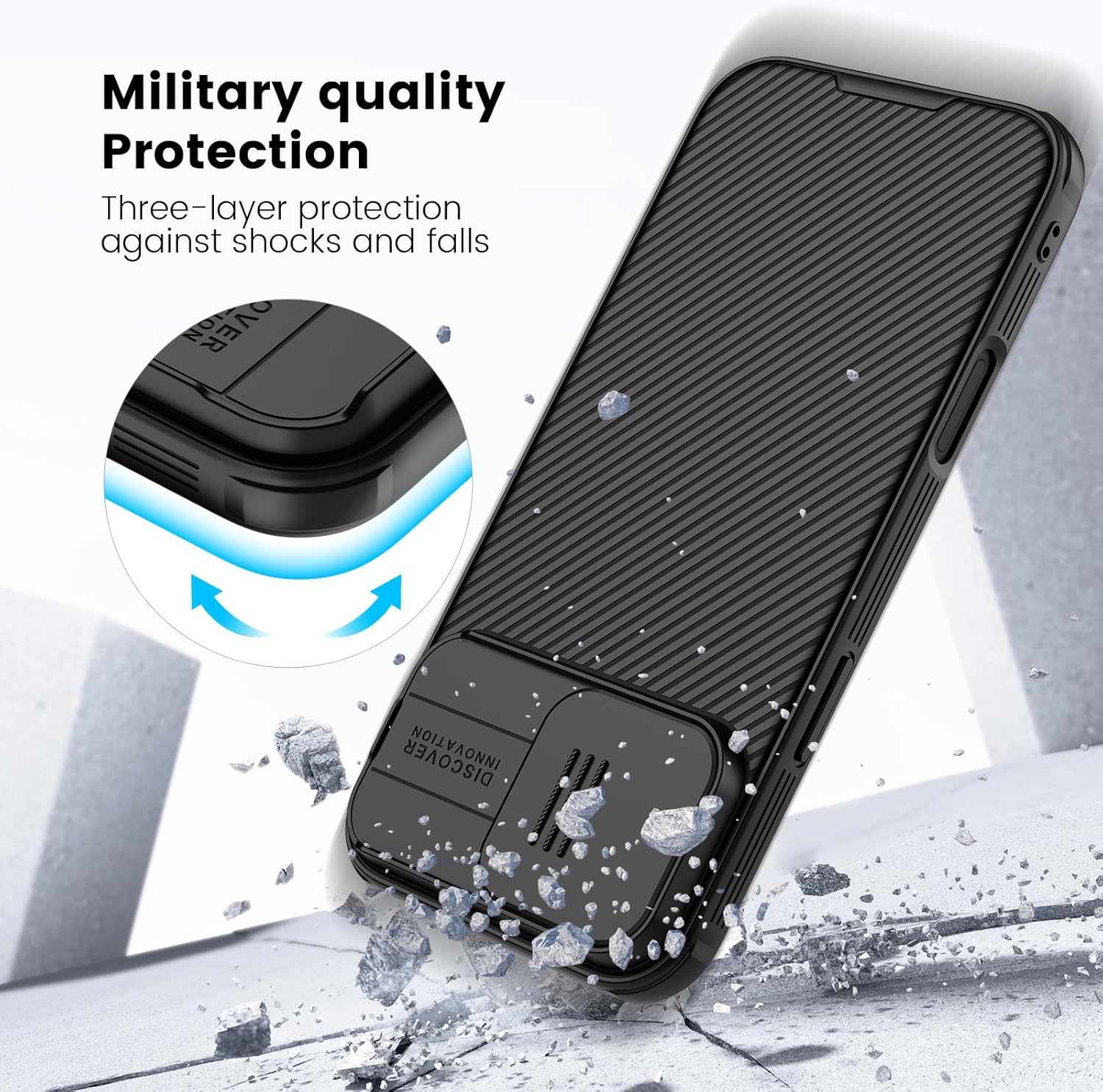 Nillkin for iPhone 16 Pro Max Case with Camera Protection Cover, CamShield Pro Case for iPhone 16 Pro Max Slim Stylish Protective Case Compatible for iPhone 16 Pro Max 5G 6.9